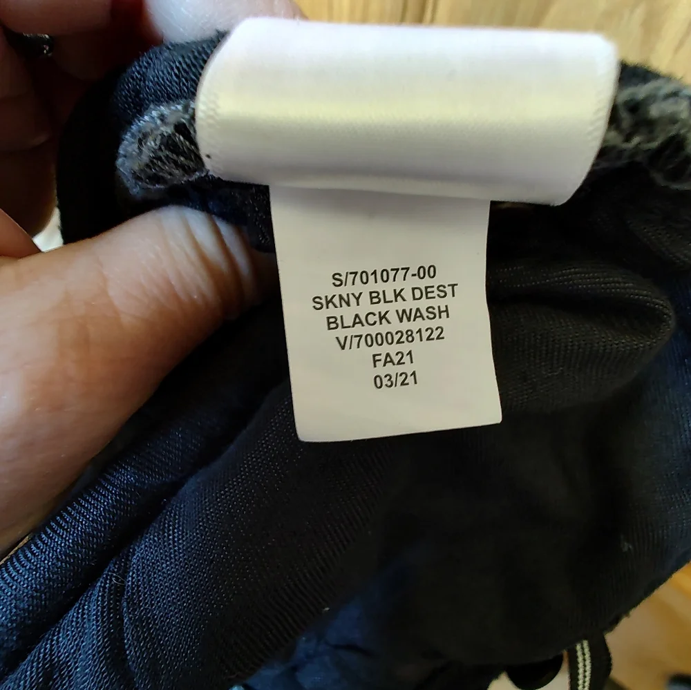 EUC --GAP Boys Black Destructed Jeans